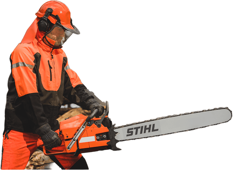 with stihl saw